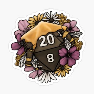 Honeycomb D20 Sticker
