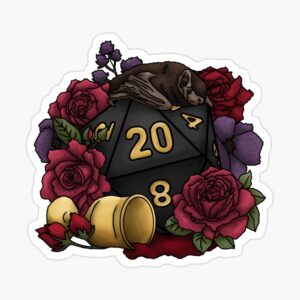 Vampire D20 Sticker