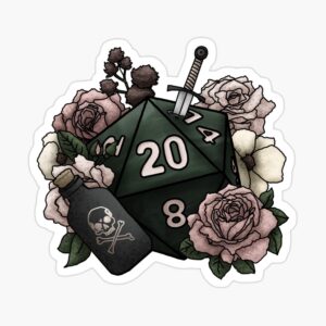 Rogue D20 Sticker