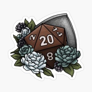 Paladin D20 Sticker