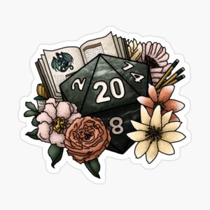 Dungeon Master D20 Sticker