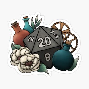 Artificer D20 Sticker