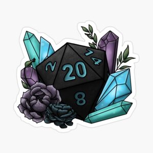 Mystic D20 Sticker