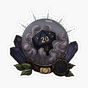 Sagittarius D20 Sticker