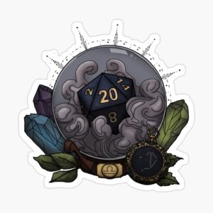 Libra D20 Sticker
