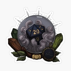 Virgo D20 Sticker