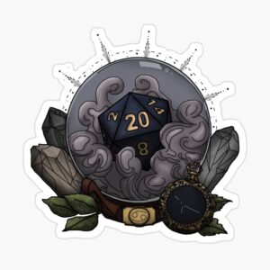 Cancer D20 Sticker