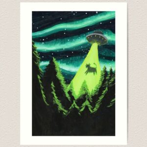 Beam Me Up Art Print