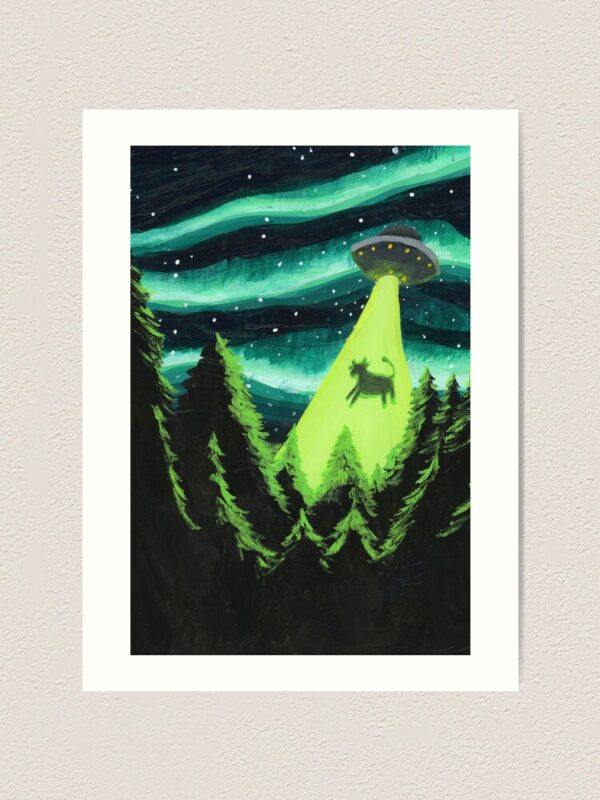 Beam Me Up Art Print