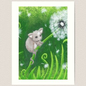Dandelion Friend Art Print