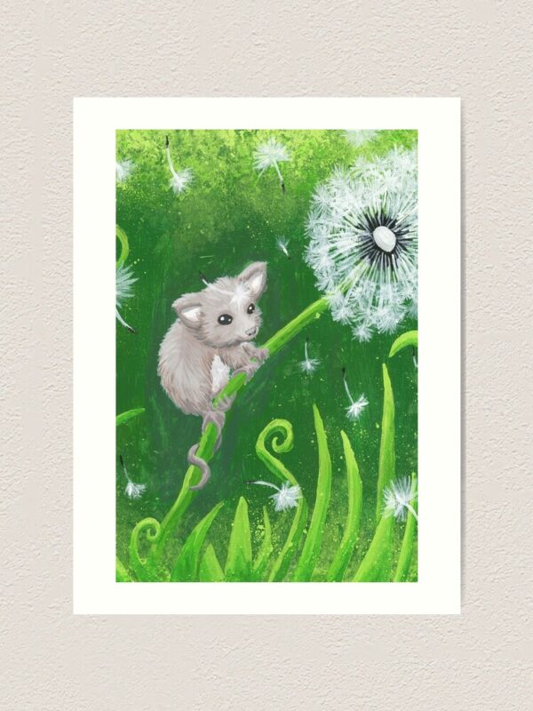 Dandelion Friend Art Print