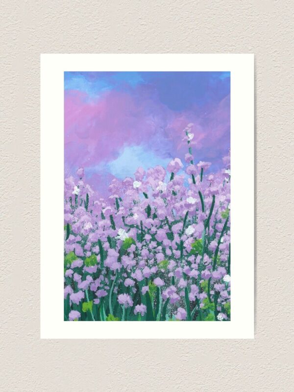 Lavender Fields Art Print