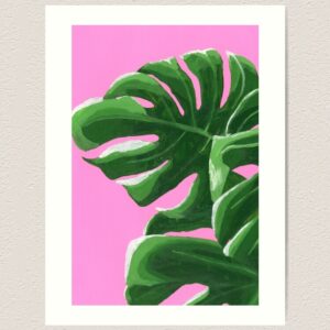 Monstera Plants Art Print