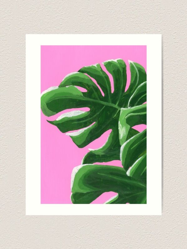 Monstera Plants Art Print