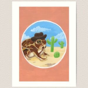 Rootin Tootin Rainfrog Art Print