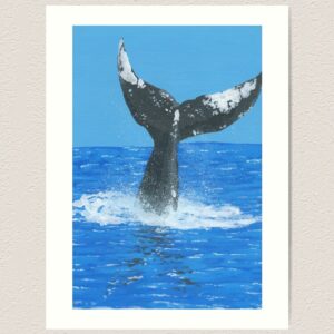Whale Tail Art Print