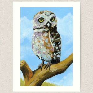 Burrowing Owl Art Print