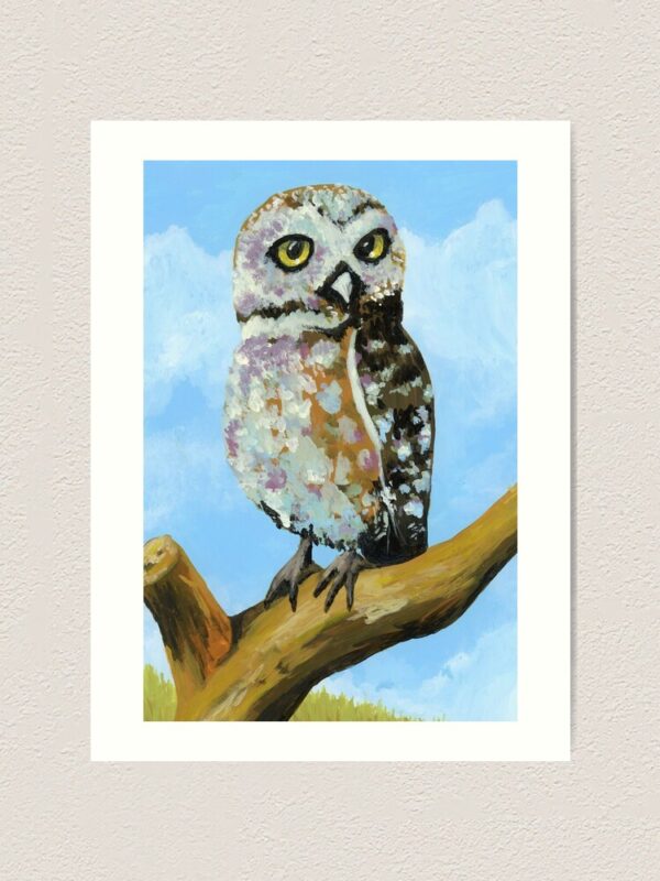 Burrowing Owl Art Print