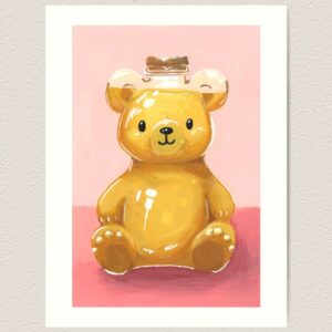 Honey Bear Art Print