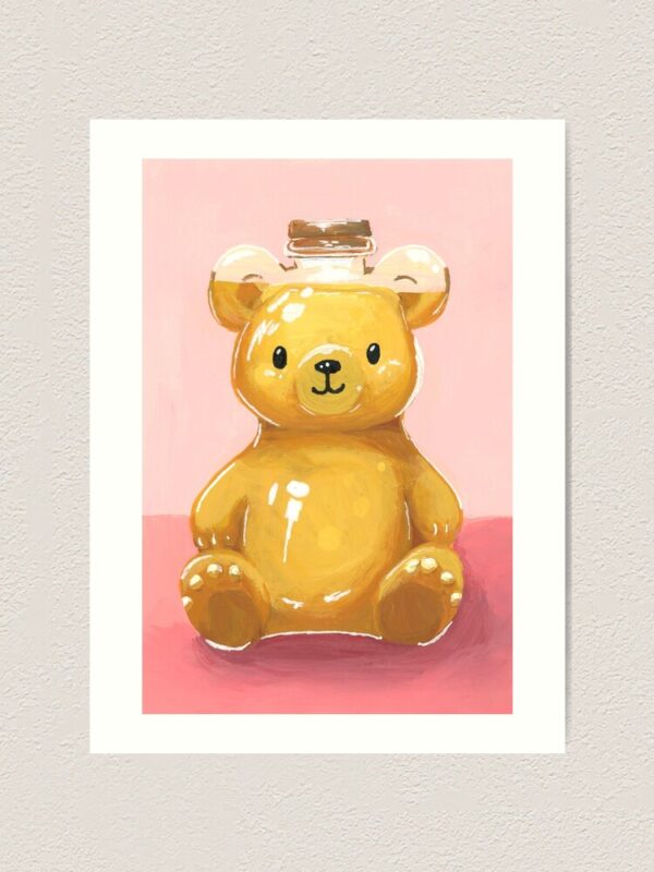 Honey Bear Art Print