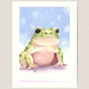 Fairytale Toad Art Print