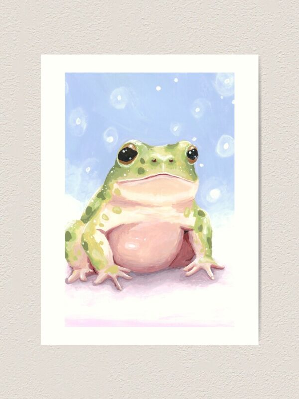 Fairytale Toad Art Print